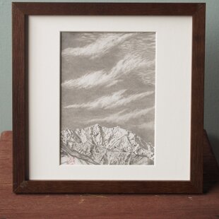原画 1点もの 額装付き 色鉛筆画 ボールペン画 日本人作家 グリーン