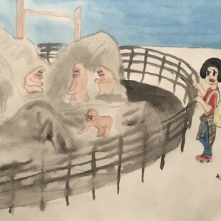 パステルアート 月明かりへのいざない パステル画原画 | iichi 日々の