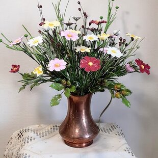 ☆クレイフラワー作品（藤の花の壁掛け）☆ | iichi 日々の暮らしを