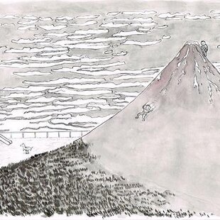 16×23㎝「優しい夕空」サムホール・油彩・原画 | iichi 日々の暮らしを