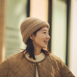 CORNE コルネ コーンヘッドハット YOKOI BERET ベージュ [YO-BR012-BE