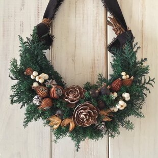 煌めくクリスマス！】バラと木ノ実のクリスマスリース ♯クリスマス