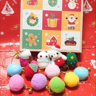 レジン パーツ 猫だるまちゃん Xmas レジン 猫だるま 24/05 | iichi