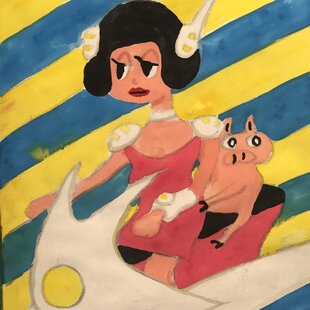 パステルアート 一番星めざして パステル画原画 | iichi 日々の暮らし
