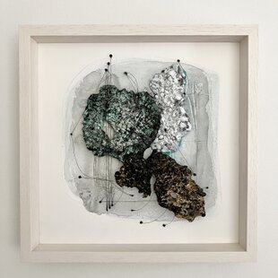 水彩画原画 緑の江の島と赤い屋根 ＃645 | iichi 日々の暮らしを
