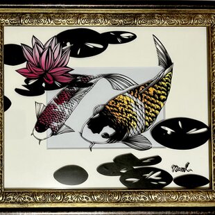 額装済み切り絵作品・虎 | iichi 日々の暮らしを心地よくする