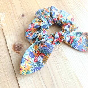 リボンヘアゴム♡ハンドメイド♡リボン♡リバティセリーヌ | iichi
