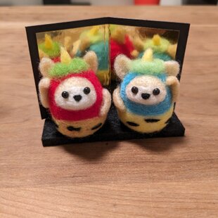 受注製作】羊毛フェルトハンドメイドトイプードル | iichi 日々の