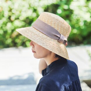 Casablanca カサブランカ つば広 麦わら帽子 ストローハット 帽子