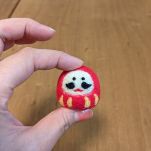 受注制作】だるまさん お守り 縁起もの | iichi 日々の暮らしを