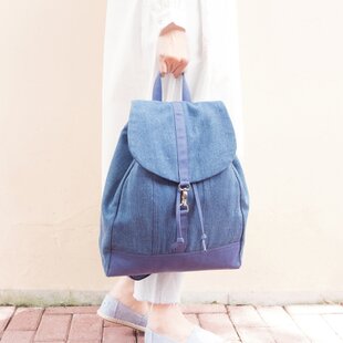 毎日のリュック/S◇生成り◇倉敷帆布 | iichi 日々の暮らしを心地よく