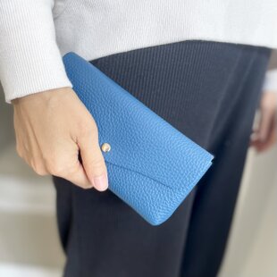□リバティ×ミナペルホネンの親子がま口長財布・スリーピングローズ