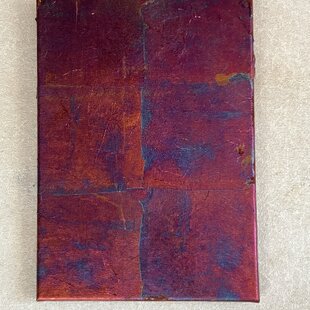 一番小さい油絵○24K純金太陽の日の出赤富士山△がんどうあつし肉筆