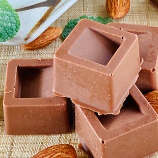 オーガニックミルクチョコ詰合わせ＜4個入り＞白砂糖不使用