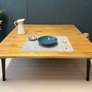送料無料】 ローテーブル 木組棚付き 90cm 45cm パイン エボニー
