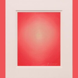 朱に染まる富士』油絵F6号 24K純金箔使用 富士山 絵画原画 がんどう