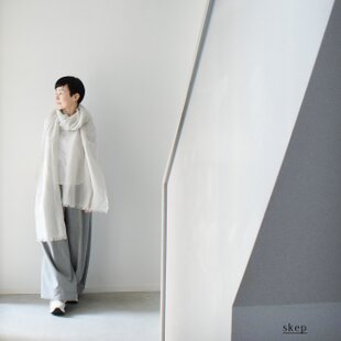 ハンドメイド♪優しいパステルミンクのスヌード　絶品ミンク　フルスキン　1点限り new antique fur ¶ パステルミンクファーnejiriスヌード「anie