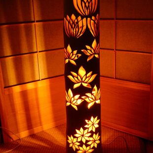 竹灯り 彩シリーズ 〜桜柱〜 竹灯籠 孟宗竹 | iichi 日々の暮らしを