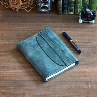 ほぼ日手帳カズン対応 A5サイズ手帳カバー レザー 刻印＆拭き染め