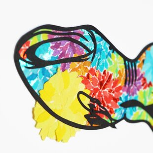 ろくとくろの切り絵「ささのはさらさら」 | iichi 日々の暮らしを