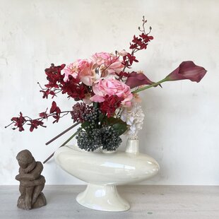 ☆粘土の花[薔薇のリース]☆ | iichi 日々の暮らしを心地よくする