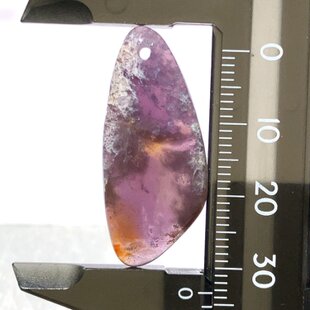 希少品　濃紫　♡ヒヤシンスジャスパー♡　ルース　パーム　天然石 レインボージャスパー 44x22mm ルース | iichi 日々の暮らしを心地よく