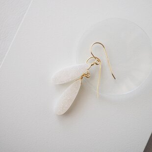 18金 3連しずく ターコイズ K18ゴールドピアス | iichi 日々の暮らしを 