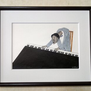 1点もの・原画】アクリル絵の具 絵画#3 キャンバスF3サイズ 約220mm