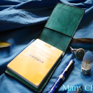 ほぼ日手帳対応 牛革文庫サイズ手帳カバー 刻印＆拭き染め | iichi