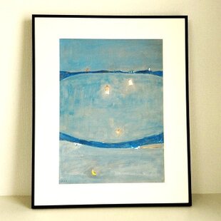 水彩画原画 湘南葉山海岸の夕景 ＃514 | syoumei ｜インテリア