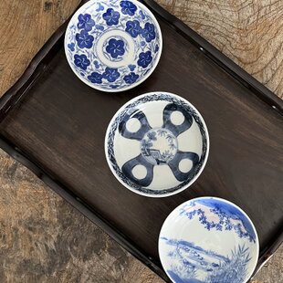 九谷焼 色絵金彩 大黒天 八寸皿 明治時代 E841B | iichi 日々の