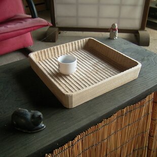 入隅 我谷盆 胡桃 26×26×2.5cm ナチュラル No333 | iichi 日々の暮らし