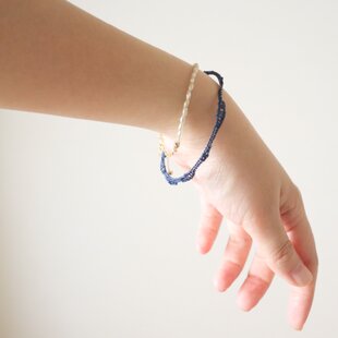 スリーピングビューティーターコイズ ミニタンブルのブレスレット