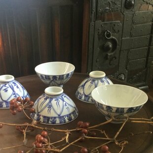 週末値下げ　古伊万里　蝙蝠紋　小鉢 向かい鯉が可愛い◉側面には蝙蝠。古伊万里 染付深鉢 骨董品