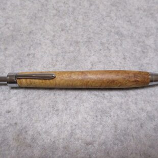 肥松（黒松）ジン 琥珀脂 霜降り キヌカオイル仕上げ 木軸