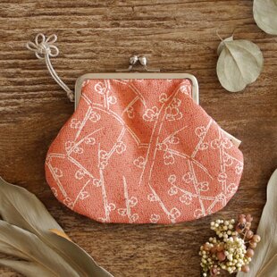 手刺繍のがま口『鳥と草花』財布・ポーチ【受注生産】 | iichi 日々の