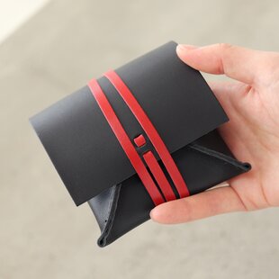 お札を折らず収納☆ コードバン ショート トラッカーウォレット