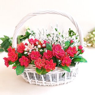 ☆クレイフラワー作品（薔薇とティータイム）☆ | iichi 日々の暮らし