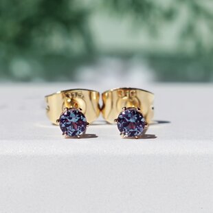 プラチナ 一粒天然ダイヤモンドスタッドピアス 0.20ct 6本爪 シンプル