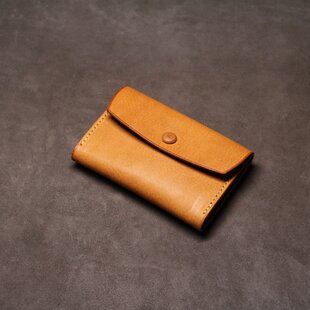 簡易馬蹄型コインケース /小銭入れ ヌメ革：ナチュラル【選べる