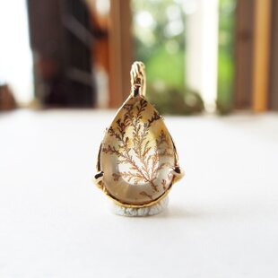 K22＋K24純金◇エメラルド◇ペンダントトップ K24 Emerald Pendant Top