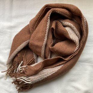 Organic Cotton＆Linen 【藍染】Wガーゼスヌード | iichi 日々の暮らし 