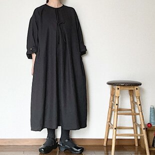 大島紬着物リメイク ミニドレスとクロップジャケットの