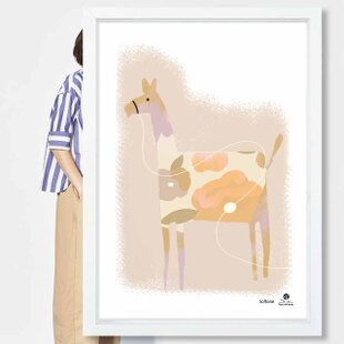 Modern bird 鳥 送料無料 イラスト A4〜A0 ポスター アートポスター