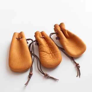 鹿革巾着 キーポーチ | iichi 日々の暮らしを心地よくするハンドメイド