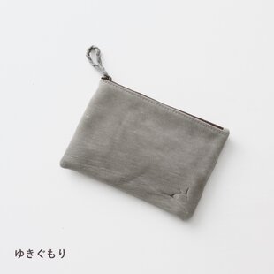 ソーイングポーチ（草木染お花付き） | iichi 日々の暮らしを心地よく
