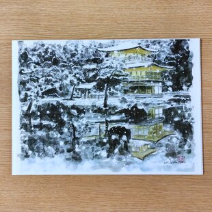 水彩・原画「植物画・ウツボカズラ」 | iichi 日々の暮らしを心地よく