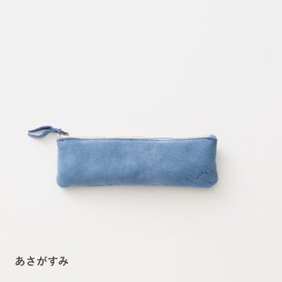 ジビエ鹿革・ジビエレザー】ENISICA カクシカ ペンケース 朝霞