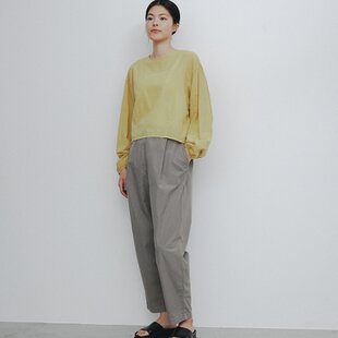 古布リメイク ワイドパンツ 藍染 刺し子 型染 時々堂オリジナル 一点物