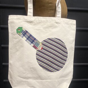 受注制作】チェリー刺繍のヌビトートバッグ＊ベージュ | iichi 日々の